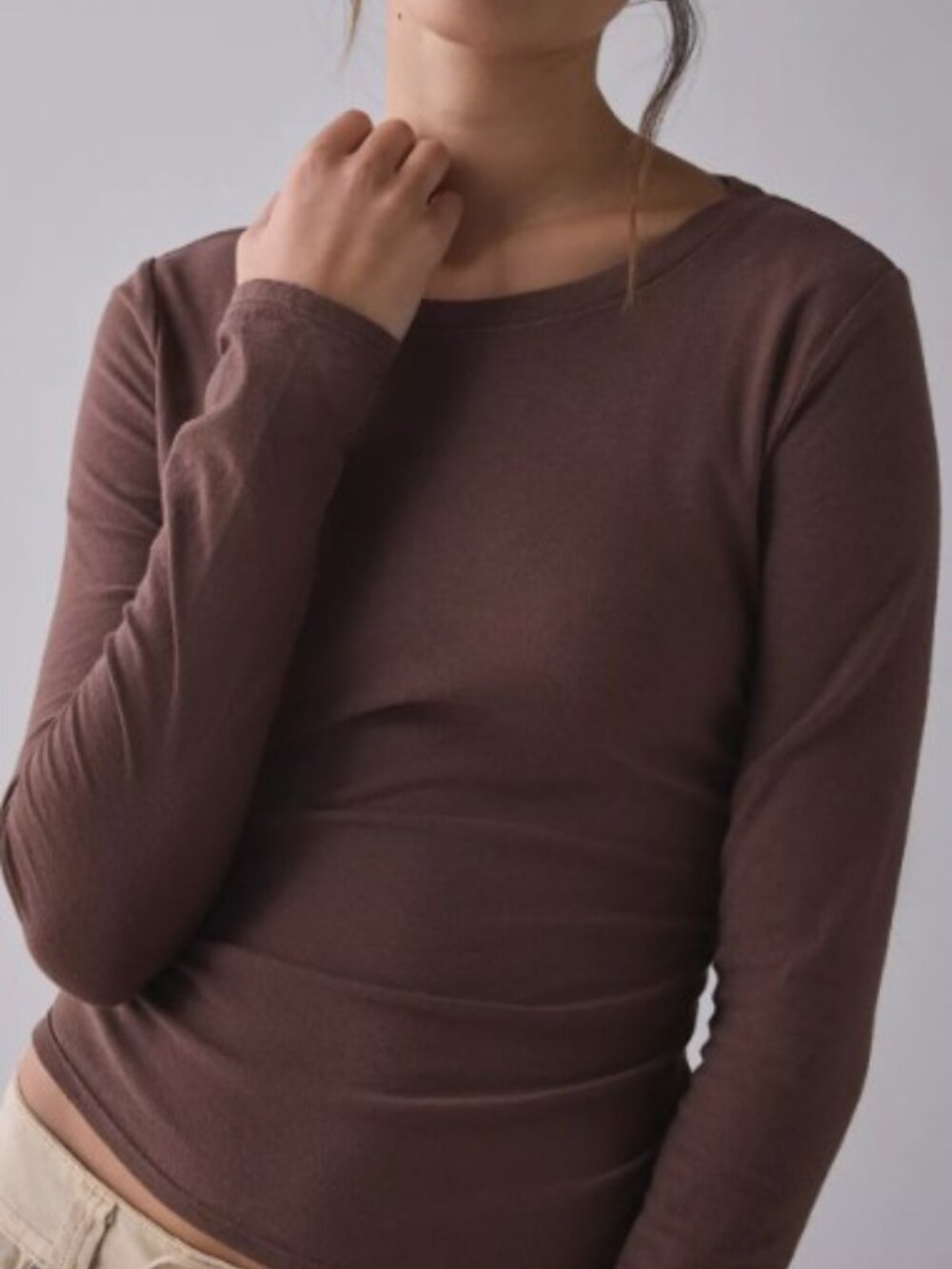 (UO-82) Urban Outfitters BDG Long Sleeve Spill The Tee - Picture 2 of 3